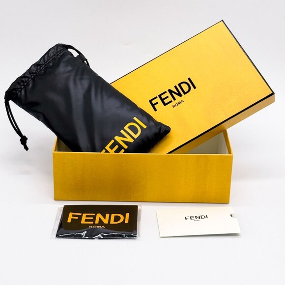 NEW FE4075US 30L ROUND GOLD MIRROR FENDI WOMN SUNGLASSES - Picture 13 of 13